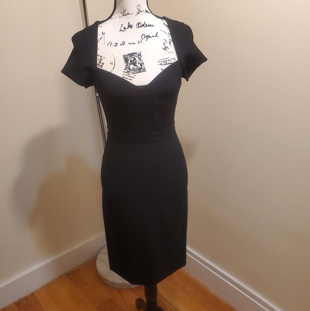 DVF little black dress